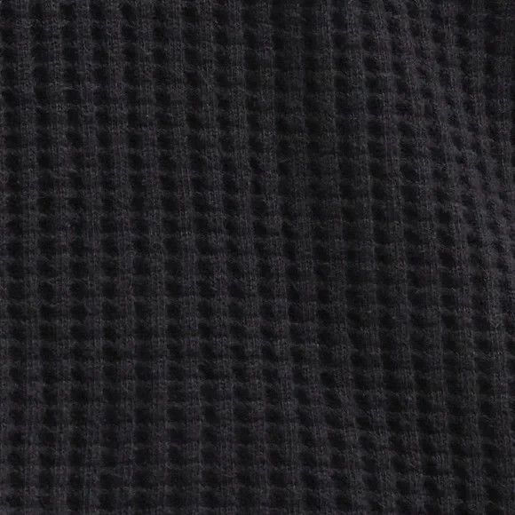 MATE THE LABEL MEN'S ORGANIC COTTON WAFFLE KNIT JOGGERS BLACK NWT - Picture 5 of 5